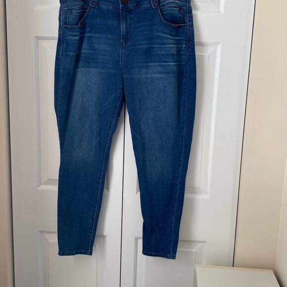 Democracy "Ab"solution Dark Wash‎ Skinny Jeans 20W - Picture 1 of 8